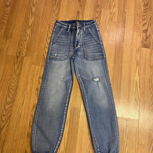 Aqua Classic Blue Denim Jeans - Picture 1 of 3